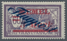 Memel: 1922; 3 M. Auf 60 C. In Der Guten Type Tadellos Postfrisch. Signiert Petersen BPP. - Memelgebiet 1923