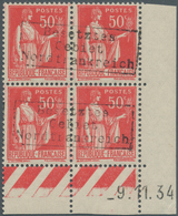 Dt. Besetzung II WK - Frankreich - Dünkirchen: 1940, 50 C Rot, Postfrischer Viererblock Aus Der Re. - Occupation 1938-45