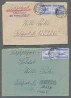 Feldpost 2. Weltkrieg: 1943-44, Sechs Feldpostbelege An Einen Sanitäter Im Felde/Heimat-Lazarett Oft - Other & Unclassified