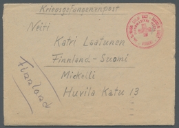 Kriegsgefangenen-Lagerpost: 1947, Kriegsgefangenpost Eines Deutschen Aus Dem Großen "Donaulager Beog - Other & Unclassified