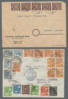 Alliierte Besetzung - Gemeinschaftsausgaben: 1948, Zwei Zehnfachfrankaturen Von Berlin Bzw. Markleeb - Other & Unclassified