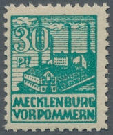 Sowjetische Zone - Mecklenburg-Vorpommern: 1946, "30 Pfg. Schwärzlichbläulichgrün", Postfrischer Wer - Autres & Non Classés