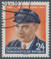 DDR: 1954, Thälmann Mit Stehendem Statt Liegendem Wasserzeichen, Attest Schönherr BPP. - Unused Stamps