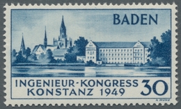 Französische Zone - Baden: 1949 Konstanz II Postfrisch, Fotoattest Schlegel - Sonstige & Ohne Zuordnung