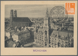 Bizone: 1948-53, Bauten, Drei Maximumkarten (2, 5 Und 6 Pfg.) - Sonstige & Ohne Zuordnung