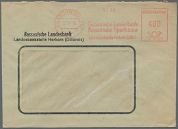 Bizone - Besonderheiten: 1948, ZEHNFACH-Absenderfreistempel: Konvolut Mit 4 Belegen, Dabei 240 Pf "R - Otros & Sin Clasificación