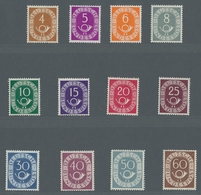 Bundesrepublik Deutschland: 1951, "Posthorn", Postfrischer Satz In Tadelloser Erhaltung, Sehr Gute Z - Usados