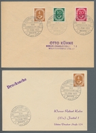 Bundesrepublik Deutschland: 1951, Partie Von 4 FDC Der Posthornserie Mit 2, 5 Und 30 Pfennig Auf Ein - Oblitérés