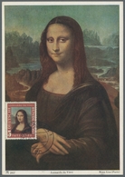 Bundesrepublik Deutschland: 1952, "Mona Lisa" Auf Ersttags-Maximumkarte, Mi. 200 € - Oblitérés