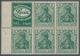 Nachlässe: DEUTSCHES REICH – ZUSAMMENDRUCKE: 1910-1943, überwiegend Gestempelte Sammlung Mit Vielen - Lots & Kiloware (min. 1000 Stück)
