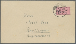 Nachlässe: DEUTSCHLAND 1945-47: Interessante Postgeschichtliche Sammlung, Die Auf Ca. 100 Belegen Di - Lots & Kiloware (min. 1000 Stück)