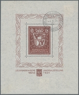 Nachlässe: LIECHTENSTEIN 1912-1970: Komplette, Feinst Gestempelte Sammlung Incl. Dienst- Und Portoma - Lots & Kiloware (mixtures) - Min. 1000 Stamps