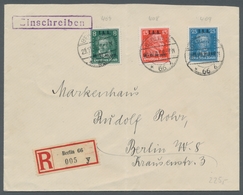 Nachlässe: 1872-1945 Umfangreiche Sammlung Deutsches Reich, Incl. GA's, Briefe Etc., In 5 Lindneralb - Lots & Kiloware (min. 1000 Stück)