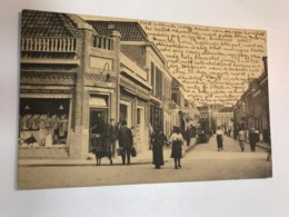 Netherlands Nederland Assen Kruisstraat Small Cloth Shop Car Carriage Lady Man Dog 11542 Post Card Postkarte POSTCARD - Assen