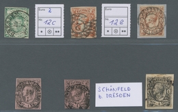 Sachsen - Marken Und Briefe: 1851 - 1863, Sehr Gepflegte Und Abwechslungsreiche Sammlung Mit Vielen - Saxony