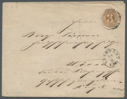 Thurn & Taxis - Marken Und Briefe: 1852 - 1866; Beeindruckende Sammlung Von 77 Briefen Und Ganzsache - Other & Unclassified