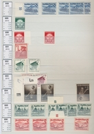 Deutsches Reich - 3. Reich: 1933-1945, Bessere Partie Mit Einem Lagerbestand In 5 Steckalben Und Mit - Briefe U. Dokumente