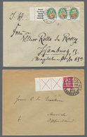 Deutsches Reich - Zusammendrucke: 1919-44, Partie Von 30 Briefen Mit Zusammendruckkombinationen, Dab - Se-Tenant