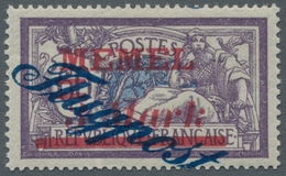 Memel: 1920-1939 Nach Vordruck Komplette, Ungebrauchte, Teils Auch Postfrische Sammlung Mit Ua 79, 1 - Memel (Klaïpeda) 1923