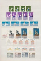 DDR: 1967/1974, Prachtsammlung Mit Ca. 780 Verschiedenen Ungezähnten PHASENDRUCKEN Davon Ca. 195 End - Unused Stamps