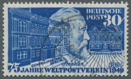 Bundesrepublik Deutschland: 1949-ca.1959 Interessante Sammlung Meist Gestempelter Gesuchter Abarten, - Used Stamps