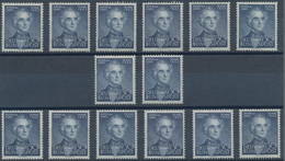 Bundesrepublik Deutschland: 1953, Justus Von Liebig, Engros 32x Postfrisch Einzeln Auf Steckkarte, M - Used Stamps