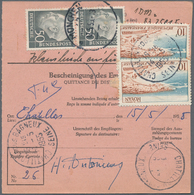 Bundesrepublik Deutschland: 1950er. Lot Von 400 Auslandspostanweisungen Und Postanweisungen Mit Post - Used Stamps