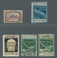 Fiume: 1918-1924, Mint Hinged/used Lot On Album Leaves, Some MNH With Complete Sets And High Values, - Fiume