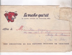 10 BUVARDS  (avec Enveloppe) LA VACHE QUI RIT SERIE LE CIRQUE (par ALAIN ST OGAN) - Produits Laitiers