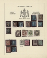 Großbritannien: 1840/1929, Mainly Used Collection On Album Pages With Main Value In The Classic QV I - Sonstige & Ohne Zuordnung
