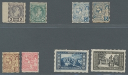 Monaco: 1885 - 1948, Steckkartenbestand Mit Besserem Material, Bei Den Ungebrauchten Weitgehend Mit - Unused Stamps