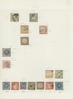 Peru: 1860/1980 (ca.), Used And Mint Collection/accumulation On Leaves/stockpages, Main Value In Pre - Perù