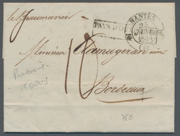 Reunion: 1820-66, Interessante Sammlung Von 122 Markenlosen Altbriefen In Zwei Briefealben Mit Diver - Ungebraucht