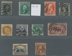 Vereinigte Staaten Von Amerika: 1851 - 1913, Sammlung Auf Steckblättern Mit Vielen Sauberen Stempeln - Unused Stamps
