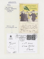 Thematik: Esperanto: 1906/1979, Collection Of 28 Covers/cards On Written Up Pages, Many Attractive E - Esperanto