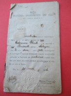 Livret  De Cursus Universitaire/Faculté De Médecine/GLUJ/Roumanie/Romania/Tolaman Glück/Pramasesti/1921-1923     VPN283 - Diploma's En Schoolrapporten