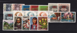 1968 Portugal Complete Year MNH Stamps. Année Compléte Timbres Neuf Sans Charnière. Ano Completo Novo Sem Charneira. - Ganze Jahrgänge