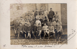 CPA 2809 - MILITARIA - Carte Photo Militaire - Un Groupe De Soldats Du 5 ème Rgt ? à NUITS - SOUS - RAVIERES - Personnages