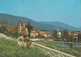 D-72270 Baiersbronn Schwarzwald - Klosterreichenbach - Kurpark Mit Münsterkirche - Mutter Und Kind - Baiersbronn