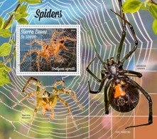 Sierra Leone. 2019 Spiders.  (0818b)  OFFICIAL ISSUE - Spinnen