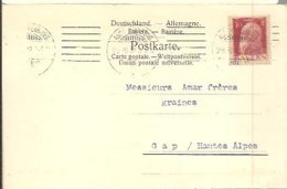 POSTKARTE 1912 ASCHAFFENBURG - Brieven
