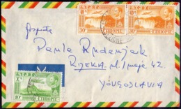 ETHIOPIA - Zoquala Volcano, Tesissat Falls - AIRMAIL - - Volcanos