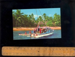 Delcampe - FIJI FIDJI : KOROLEVU  Beach Hotel Boat For Deep Sea Fishing Pêche En Mer Poisson Fish Fisherman Pêcheur - Fidschi
