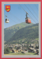 CP*74-MORZINE-AVORIAZ -Téléphérique Du Plèney -Vue Panoramique *SUP **2 SCANS - Avoriaz