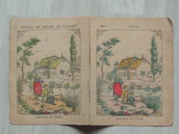 Ancien Protège Cahier - Amateur De Pêche - Collections, Lots & Series