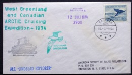 Greenland  1974   M.S. Lindblad Explorer     ( Lot  1671 ) - Briefe U. Dokumente