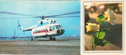 Neftyanye Kamni - Neft Daslari - Helicopter - Oil Plant - 1975 - Azerbaijan USSR - Unused - Azerbaiyan