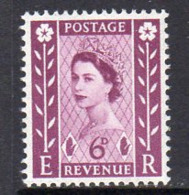 GB N. Ireland 1958-67 6d Regional Wilding, MNH (SG3) - Irlande Du Nord