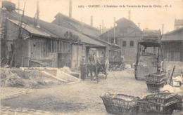 92-CLICHY- L'INTERIEUR DE LA VERRERIE DU PONT DE CLICHY - Clichy