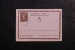 ITALIE - Entier Postal + Réponse Non Circulé - L 44962 - Entero Postal